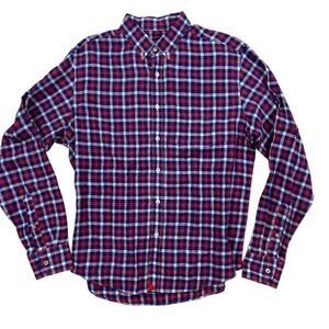 Untuckit Men's check linen Dress/casual shirt Men's size M